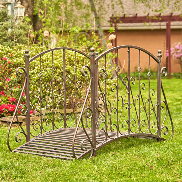 ZaerLtdInternational Iron Garden Bridge & Reviews Wayfair
